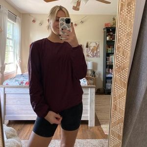 💖 3 for $35 Puma Maroon Windbreaker Pullover Sweatshirt